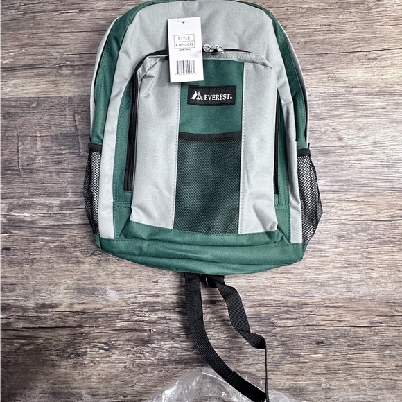 Everest Green and Gray Men's Backpack - Picture 1 of 9